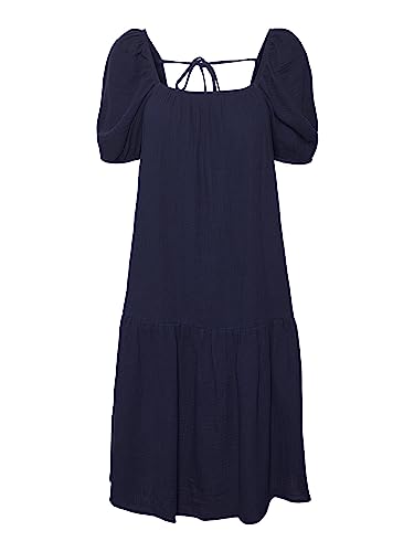 VERO MODA Damen Vmnatali Nia 2/4 Blk Dress WVN Kleid, Navy Blazer, M EU VERO MODA Damen Vmnatali Nia 2/4 Blk Dress WVN Kleid, Navy Blazer, M EU von VERO MODA