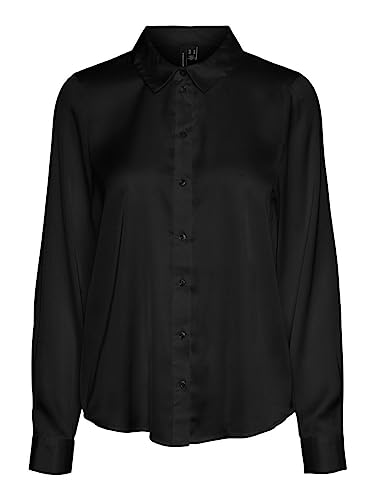 VERO MODA Damen Vmnoa Shirt Ga Noos Bluse, Schwarz, M EU von VERO MODA