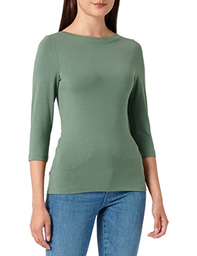 VERO MODA Damen Stretch T-Shirt 3/4 Arm Basic U-Boot-Ausschnitt Top Oberteil Regular Fit Langarm VMPANDA von VERO MODA