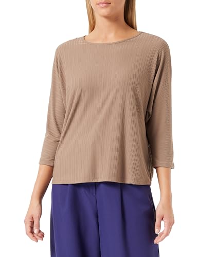 VERO MODA Damen Vmpari 3/4 Top Jrs Bf, Brown Lentil, XL von VERO MODA