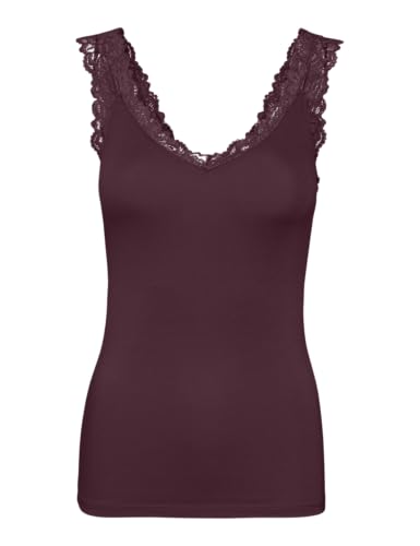 VERO MODA Damen Vmrosa Sl Top Ga JRS Noos, Winetasting, S von VERO MODA