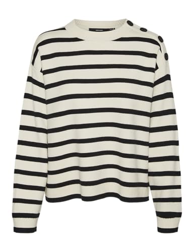 VERO MODA VMSABA LS O-Neck Button Pullover GA NOOS von VERO MODA