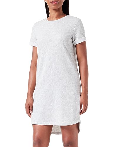 VERO MODA Damen Vmsashamilla Sweat Dress Noos Kleid, Light Grey Melange, XS EU von VERO MODA