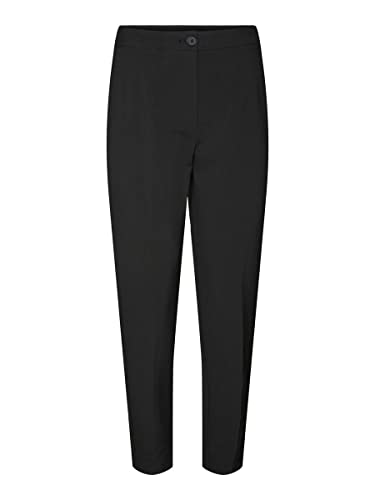 VERO MODA Damen Vmsasie Hr Tapered Pant Noos Karottenhose, Schwarz, 40W / 32L EU von VERO MODA