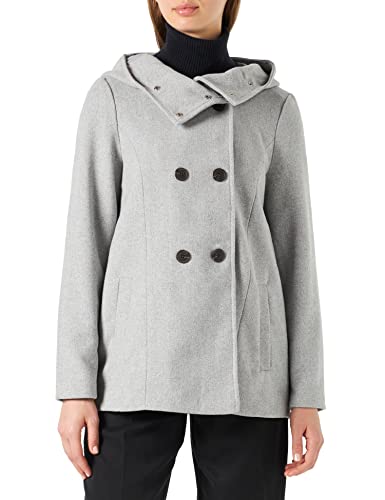 VERO MODA Damen Vmshila Jacket Boos Jacke, Light Grey Melange, XS EU von VERO MODA