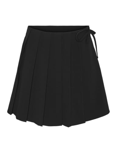 VERO MODA Damen VMSOLONA HW Short Skirt JRS GA Minirock, Black, XS von VERO MODA