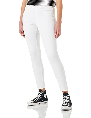 VERO MODA Damen Vmsophia Hw Sk J Soft Vi403 Ga Ptt Noos Jeanshose, Bright White, XXS / 28L von VERO MODA