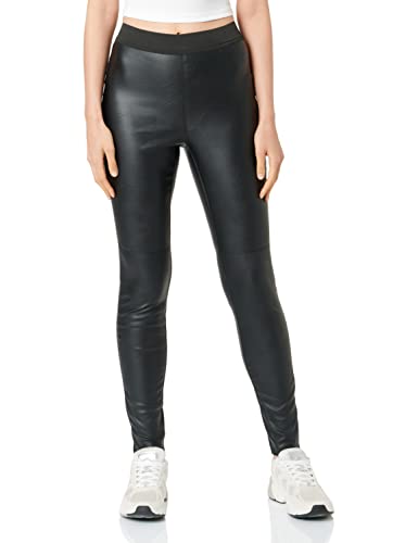 VERO MODA Damen Vmstorm Hr Pl Cut Noos Leggings, Schwarz, L / 32L EU von VERO MODA