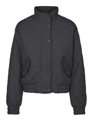 VERO MODA Damen VMVILMA Short Jacket ENT Steppjacke, Asphalt, M von VERO MODA