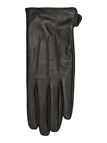 VERO MODA Damen Vmviola Leather Gloves Noos Handschuhe, Schwarz, M-L EU von VERO MODA