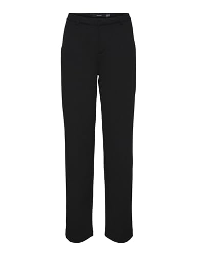 VERO Moda Damen Vmzamira Mr Slim Straight Ga Petite Pants, Schwarz, XL / 28L EU von VERO MODA