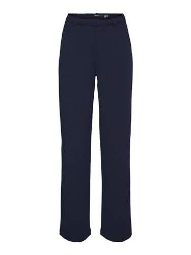 VERO Moda Damen Vmzamira Mr Straight Pant Ga Tall Noos, Navy Blazer, S / 36L von VERO MODA TALL