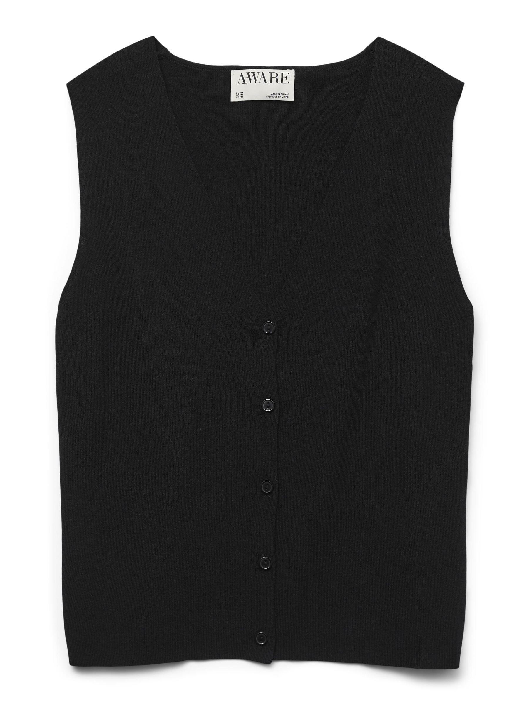 VERO MODA - Ein Pullunder ist immer eine gute Wahl, ob als ... black - Gr. - S von VERO MODA