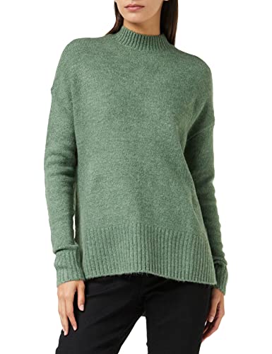 VERO Moda Damen Vmlefile Oversize Boxy Blouse Ga Noos Pullover, Laurel Wreath/Detail:w. Melange, S EU von VERO MODA