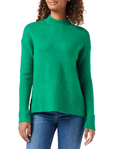VERO Moda Damen vmlefile Oversized Boxy Blouse ga noos Pullover, Pepper Green/Detail:w. Melange, S EU von VERO MODA
