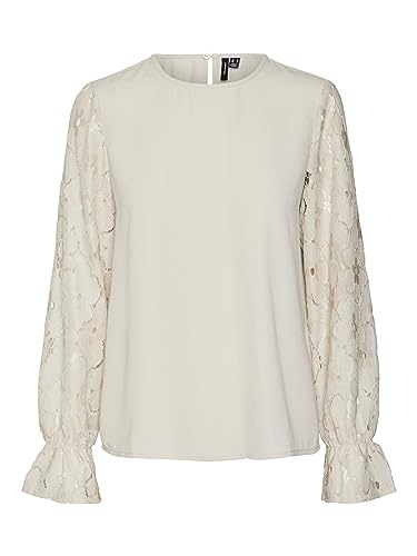 VERO MODA VMSEJA LS LACE TOP WVN PA von VERO MODA
