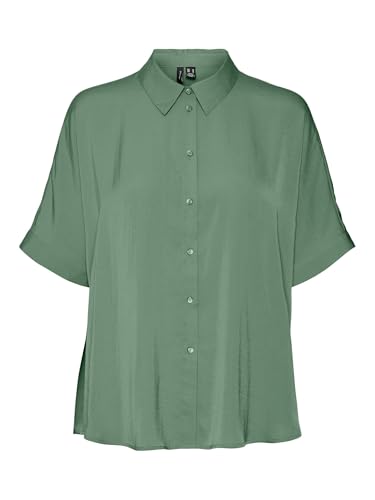 VMKATRINE S/S Oversized Shirt WVN NOOS von VERO MODA