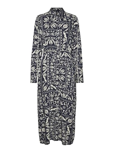 VERO MODA Female Hemdblusenkleid VMGIDDE Langes Kleid von VERO MODA