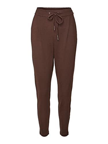 VERO MODA Damen Vmeva Mr Loose String Pant Ga Noos Hose, Coffee Bean, M / 32L von VERO MODA