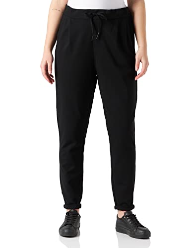 VERO MODA Damen Vmeva Mr Løs String Buksebuks Ga Tall Noos Freizeithose, Schwarz, S / 36L EU von VERO MODA