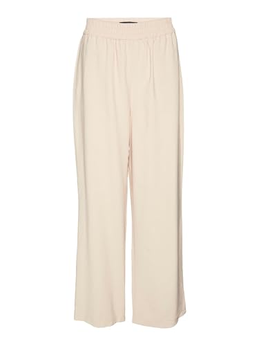 VERO MODA Damen VMCARMEN HW Wide Pull-ON Pant NOOS Hose, Irish Cream, XSW / 34L von VERO MODA