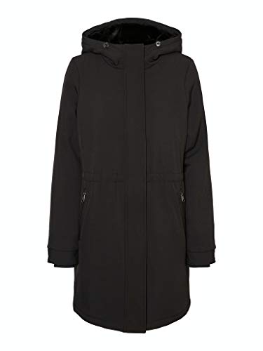 Vero Moda Damen VMCLEANMILA 3/4 Jacket NOOS Mantel, Black, XS von VERO MODA