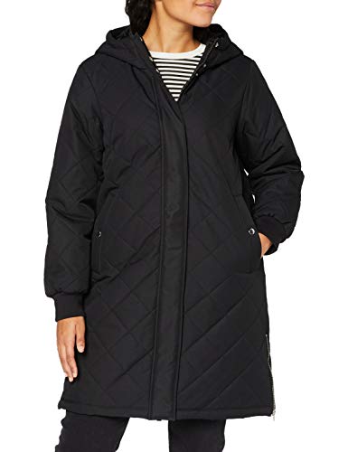 Vero Moda Damen VMLOUISE 3/4 Jacket NOOS Mantel, Black, XL von VERO MODA