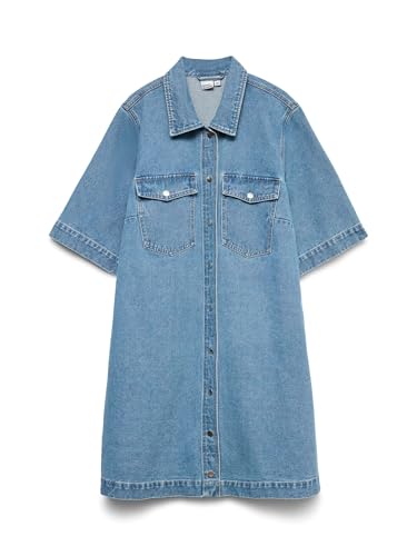 Vero Moda Female Jeanskleid VMCFENJA Kurzes Kleid von Vero Moda