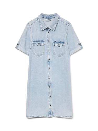 VERO MODA Vmjennie Ss Short Denim Dress Mix Noos von VERO MODA