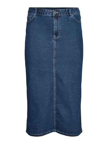 Vero Moda Female Jeansrock VMCSERENA Hohe Taille Langer Rock von Vero Moda
