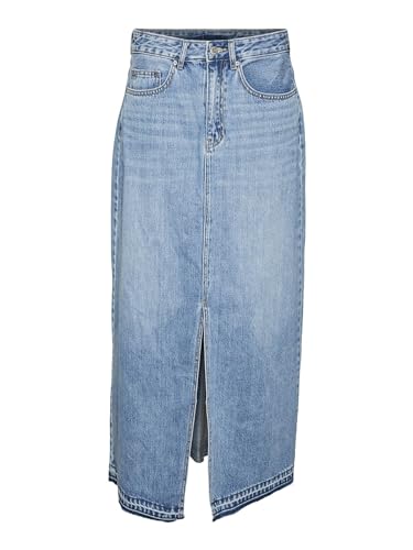 VERO MODA Female Jeansrock VMZAYLA Hohe Taille Langer Rock von VERO MODA