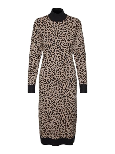 VERO MODA VMARIA Art LS HIGH-Neck Calf Dress GA von VERO MODA