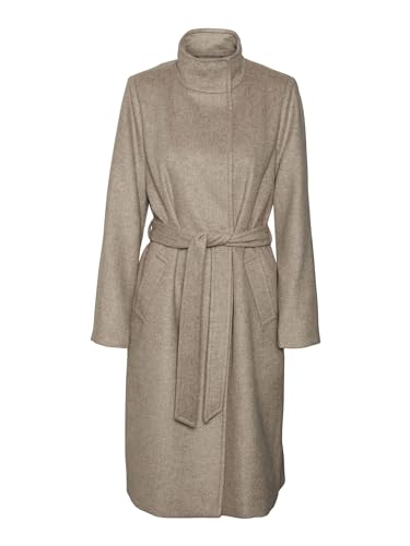 VERO MODA Womens Silver Mink Coat von VERO MODA