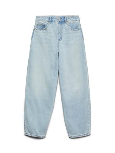 VERO MODA Female Mom Jeans VMBILLIE Hohe Taille Barrel Fit Jeans von VERO MODA