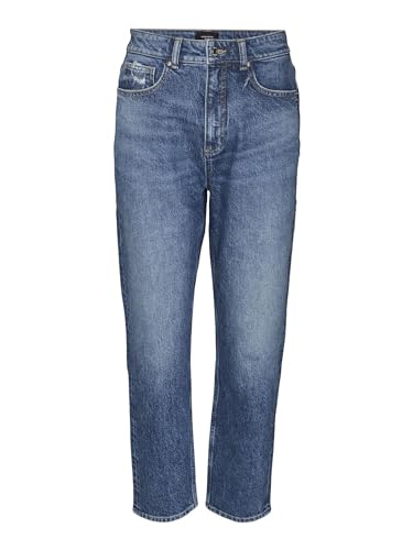 VERO MODA Female Mom Jeans VMCARRIE Super High Rise Gerade geschnitten Jeans von VERO MODA