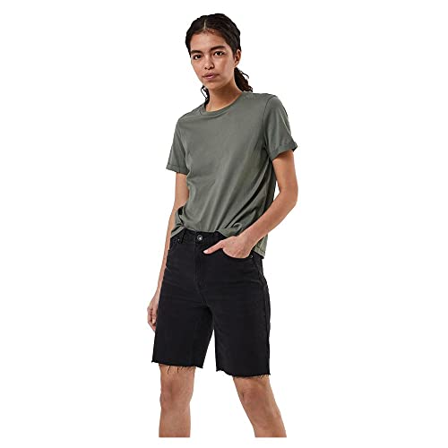 VERO MODA Women's VMBRENDA HR Long Mix GA NOOS Shorts, Black Denim/Detail:GU131, XS VERO MODA Women's VMBRENDA HR Long Mix GA NOOS Shorts, Black Denim/Detail:GU131, XS von VERO MODA