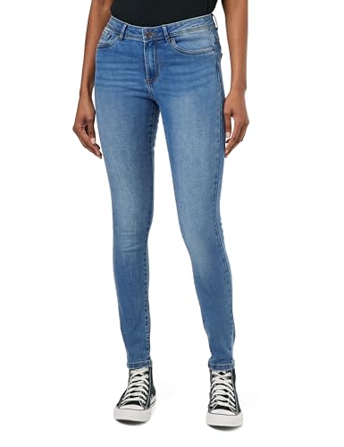 VERO MODA Damen Femme vmtanya 349 Jeans, Medium Blue Denim, XXS EU von VERO MODA