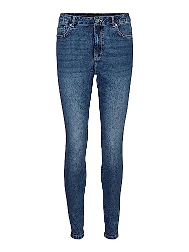 VERO MODA Jeans Damen 10284115, Medium Blue Denim,3XL / 30L von VERO MODA