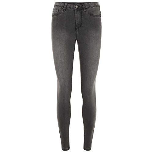 Vero Moda Damen Vmtanya Mr Piping Vi207 Noos Skinny Jeans, Dark Grey Denim, 38W 30L EU von Vero Moda