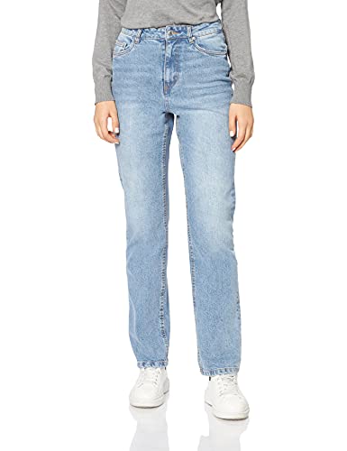VERO MODA Damen Vmdrew Hr Straight Gu384 Ga Noos Jeans, Light Blue Denim, 27 EU von VERO MODA