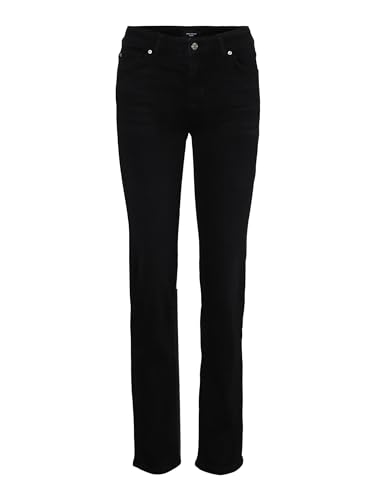 VERO MODA Female Straight-Fit VMDAF Mid Rise Gerade geschnitten Jeans von VERO MODA
