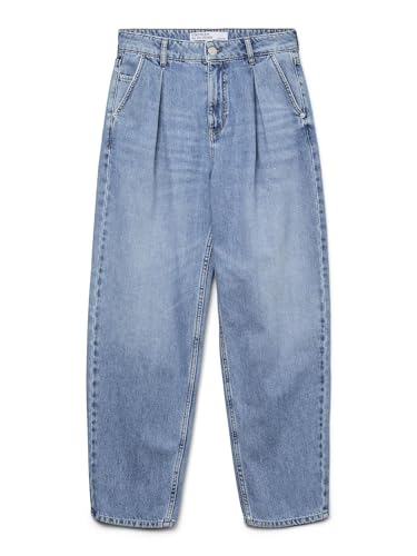 VERO MODA Female Straight-Fit VMETNA Hohe Taille Barrel Fit Jeans von VERO MODA