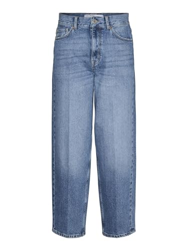 VERO MODA Female Straight-Fit VMETNA Hohe Taille Barrel Fit Jeans von VERO MODA