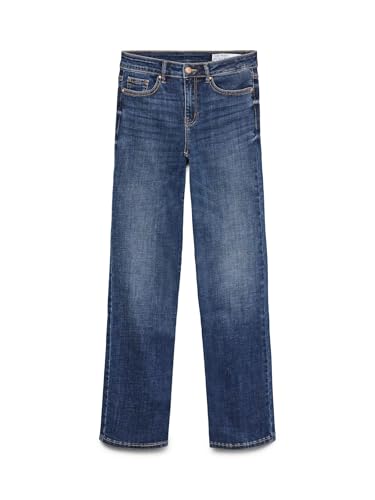 VERO MODA Female Straight-Fit VMFLASH Mid Rise Gerade geschnitten Jeans von VERO MODA