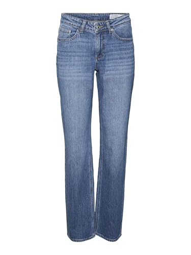 VERO MODA Female Straight-Fit VMJADA Mid Rise Gerade geschnitten Jeans von VERO MODA