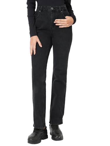 Vero Moda Female Straight-Fit VMTESSA Hohe Taille Gerade geschnitten Jeans von Vero Moda