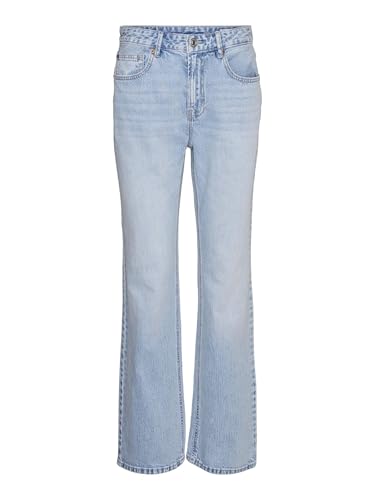 VERO MODA Female Straight-Fit VMTESSA Hohe Taille Gerade geschnitten Jeans von VERO MODA