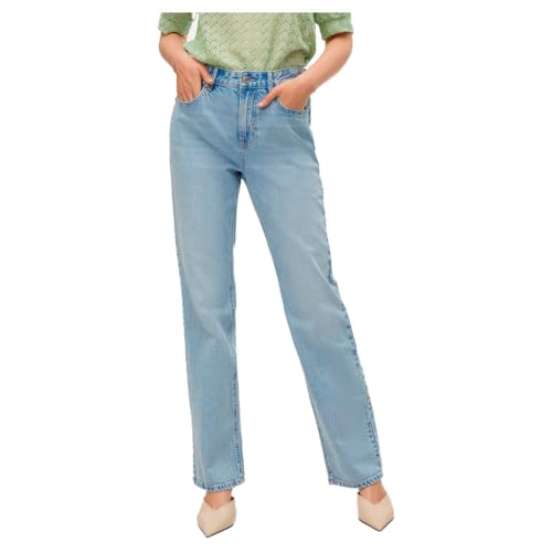 VERO MODA Female Straight-Fit VMTESSA Hohe Taille Gerade geschnitten Jeans von VERO MODA