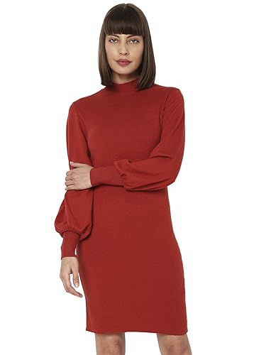 VERO MODA Female Strickkleid VMHOLLYKARISPUFF Kurzes Kleid von VERO MODA