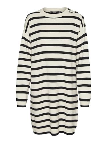 VERO MODA VMSABA LS O-Neck Button Dress GA NOOS von VERO MODA